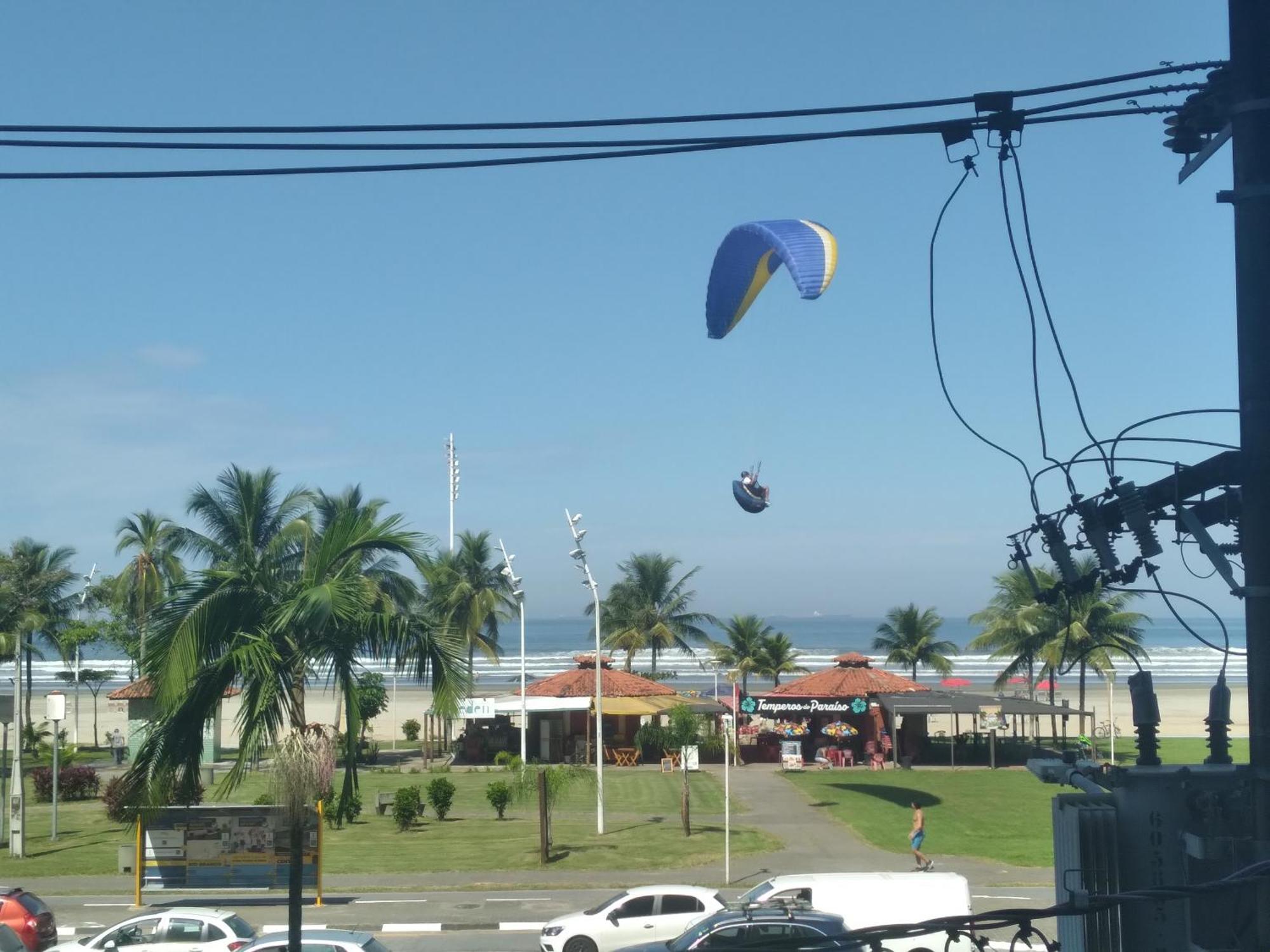 Excelente Localizacao O Mar Na Sua Frente Confira Apartment Sao Vicente  Bagian luar foto