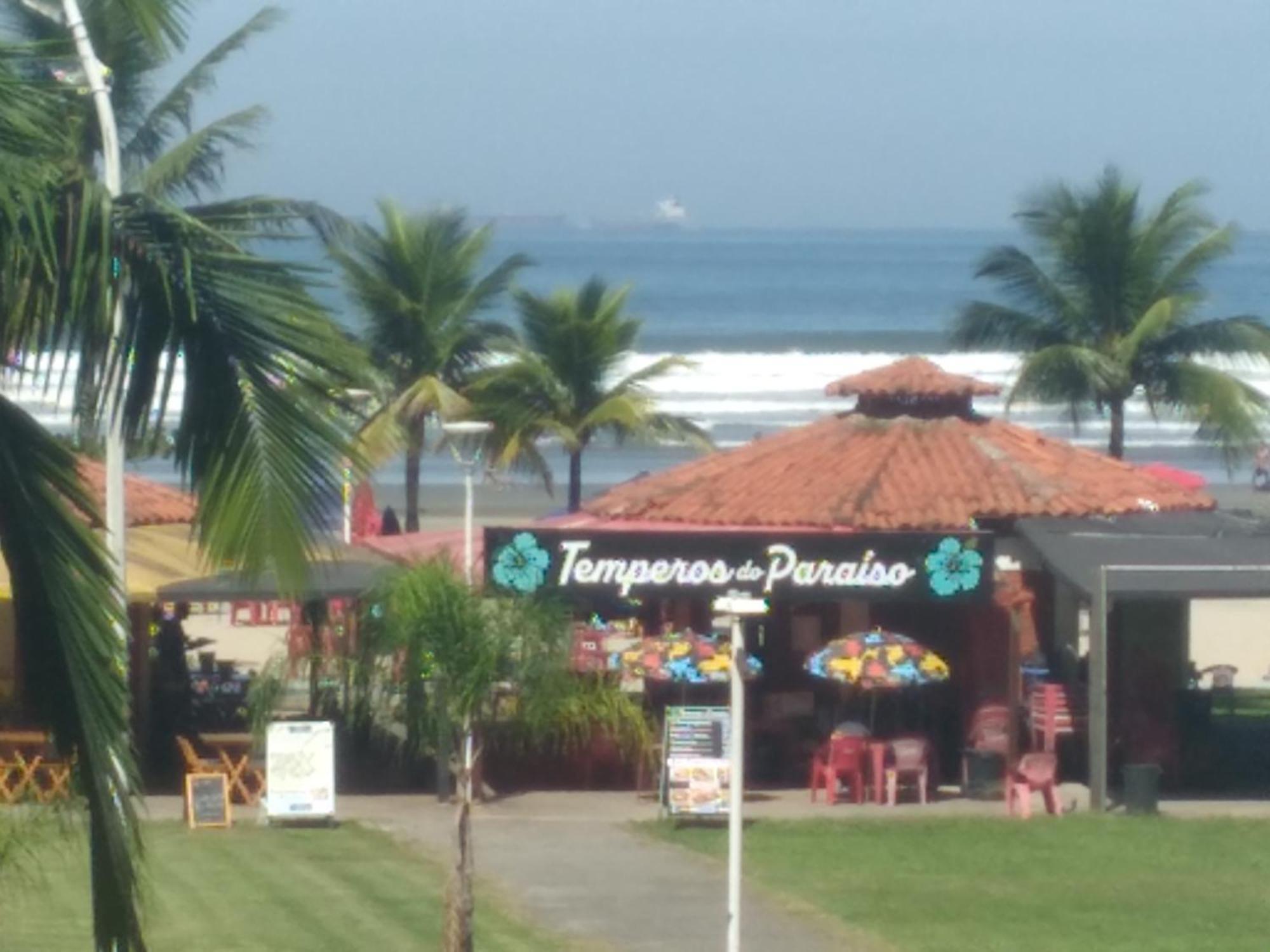 Excelente Localizacao O Mar Na Sua Frente Confira Apartment Sao Vicente  Bagian luar foto